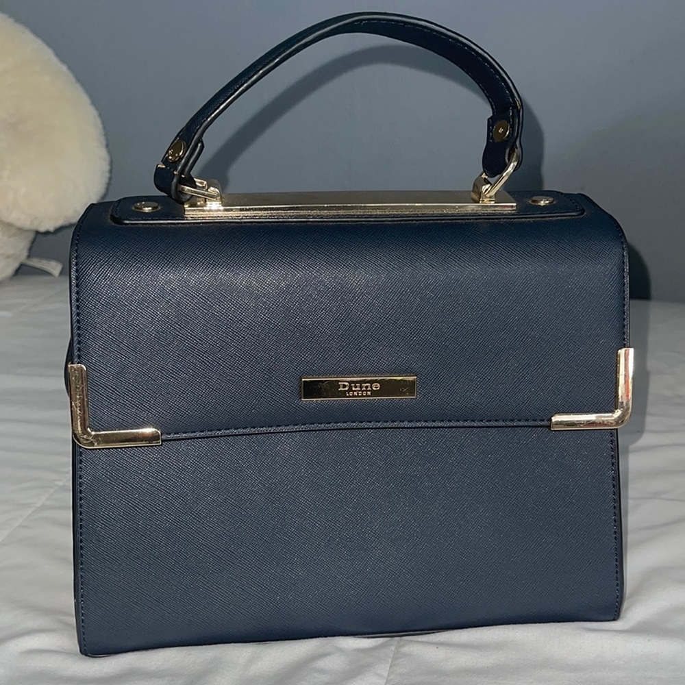 Navy Blue shoulder tote bag